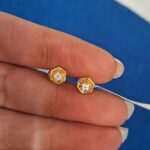 18CT Yellow Gold Mini Studs